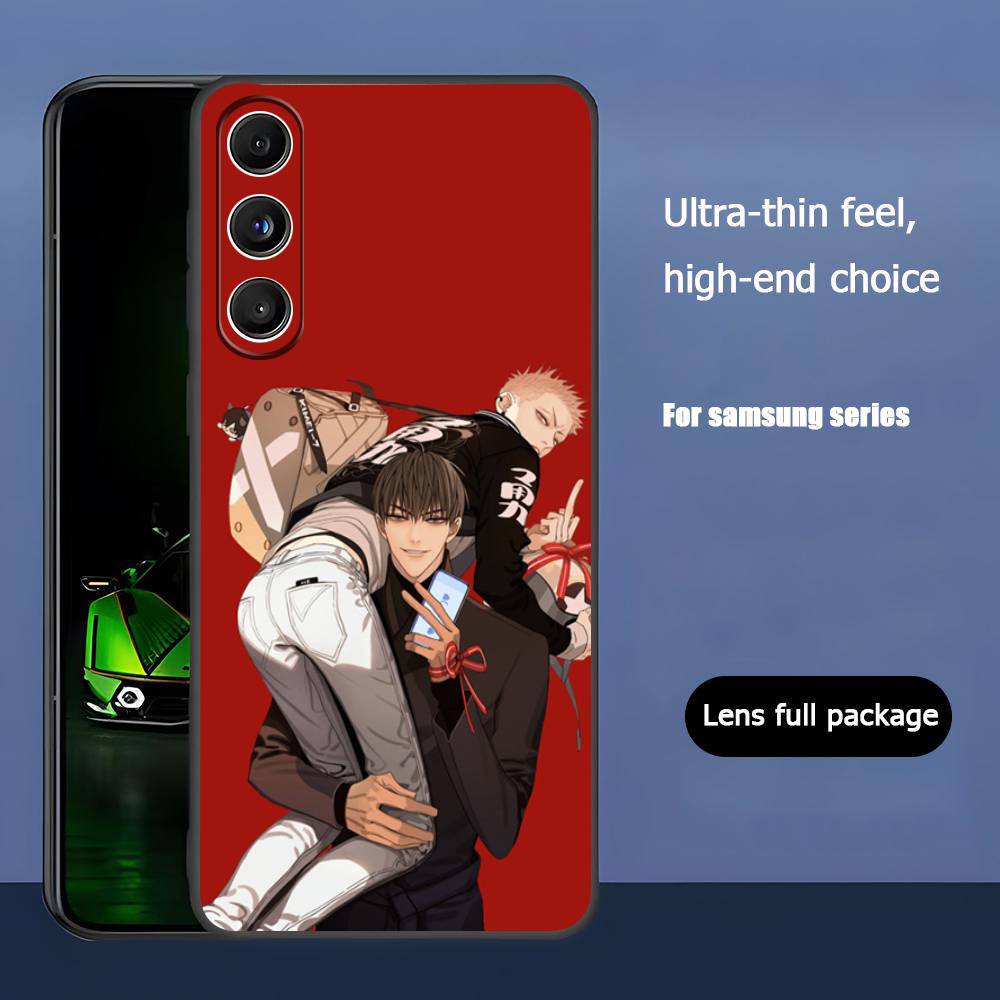 Anime 19 Days For Samsung Galaxy S25 S24 S23 Ultra S22 S21 Plus S20 Black Soft Silicone Protective Case