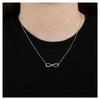 Halskette - Lotus - Unendlichkeitshalskette - Silber 925/1000 - Zirkonia - Frau