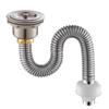 Stainless Steel Kitchen Sink Drain Pipe Set