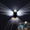 Eagle Wall Light, American Bald Eagle Light with Eagle Sound, Magnetic Wall Mounted LED Eagle Night Light with Remote Control, USB Charging, Eagle