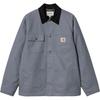 Carhartt WIP Michigan Coat Classic Square Label Button Long Sleeve Jacket Unisex Jacket Gray I015261-2EP-01