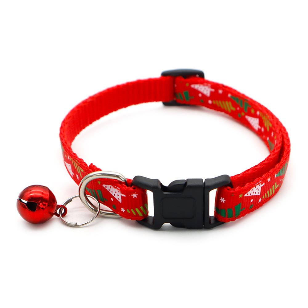 Christmas Pet Collars for Small Dogs Cat  Adjustable Safety Buckle Necklace Chihuahua Puppy Kittens Puppy Collar Pet Accessoires