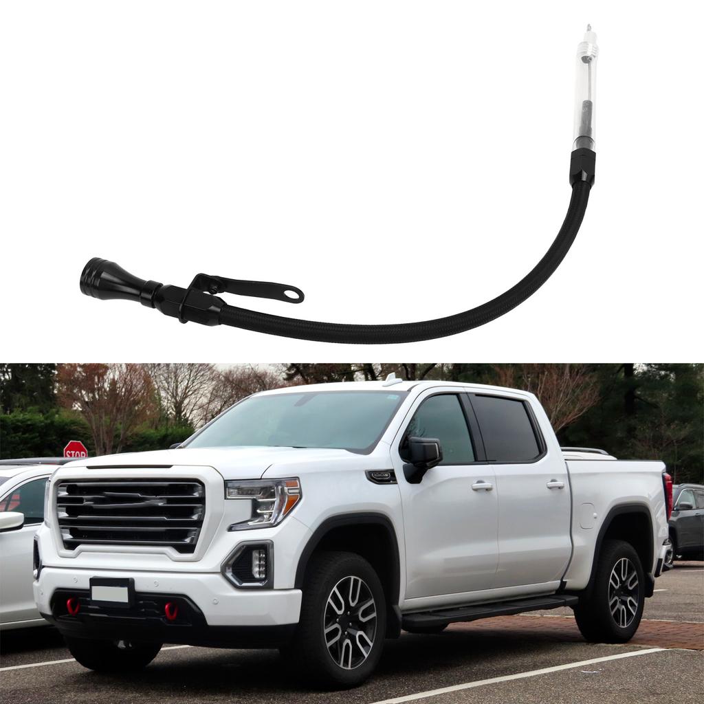 Engine Flexible Oil Dipstick Stainless Steel Fluid Oil Dipstick Tool for LS1 LS2 LS2 LS6 4.8L 5.7L 6.0L 6.2L