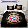 3pcs Duvet Cover Set (1*Duvet Cover + 2*Pillowcase, Without Core), FC Bayern Print Soft All‑Season Bedding Set, Home Bedroom Decor Gift