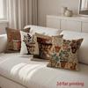 Vintage Botanical Potted Plant Throw Pillow Covers Pattern Cushion Cover Suitable For Sofa Bedroom Car Pillow Cover