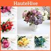Luxurious 30cm Rose Silk Peony Artificial Flowers With 5 Heads For Home Decoration