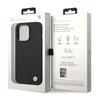 Etui do iPhone 15 Pro BMW Silicone Metal Logo Czarne
