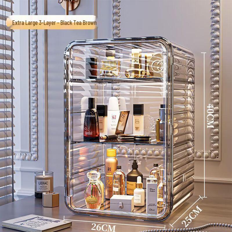 Handun Transparent Dustproof Cosmetic Storage Box