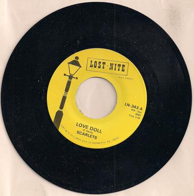 7inch Record SCARLETS - Love Doll / Darling I'm Yours LN343 Lost Nite Recor US Soul/Funk Used
