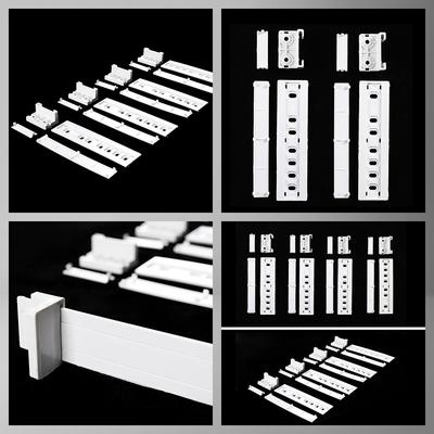 1Set Integrated Fridge Door Plastic Mounting Bracket Fixing Slide Kit For Freezer Refrigerator Door Shelf Rail For Refrigerator