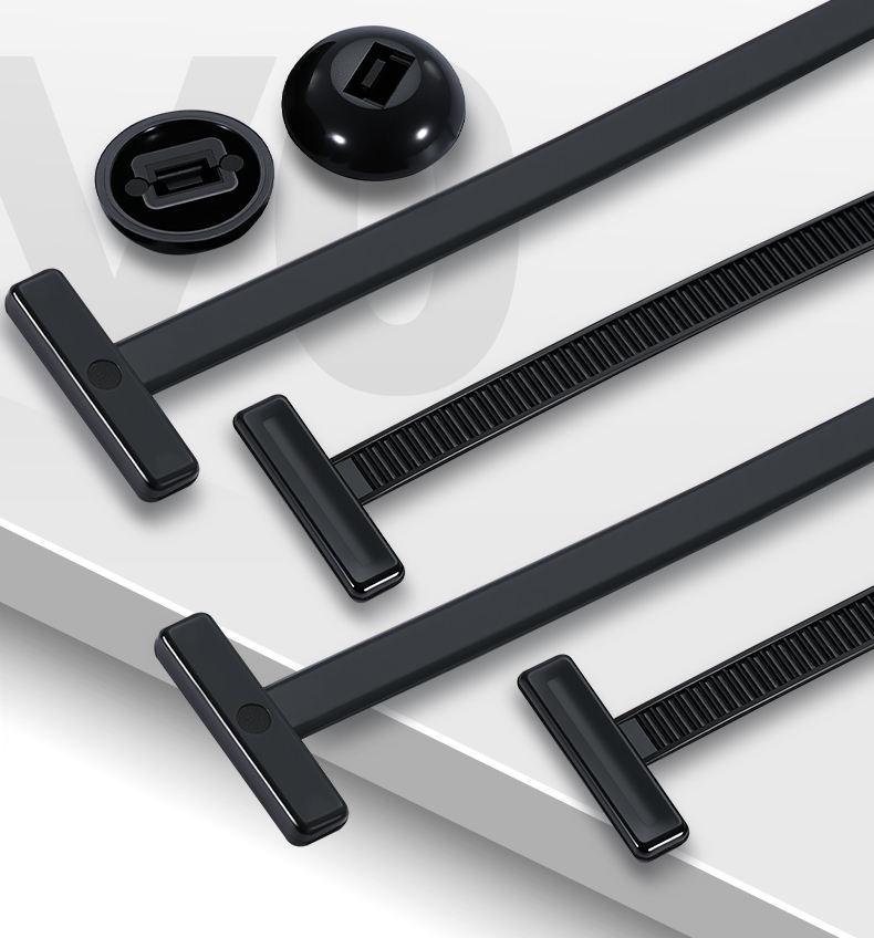 Universal Nylon Cable Tie Buckle Auto Fastener Screw Replacement Clip Car Fender Trunk Engine Guard Panel Wire Management Secure