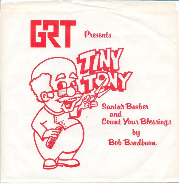 

7inch Record BOB BRADBURN - Tiny Tony 123001 GRT 1970 Canada Pop Used