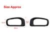 Front Fog Light Lamp Frame Decor Trim For Jeep Renegade 2016-2017 2018 Black ABS