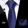 Men's Business Professionals Striped Tie Wedding Suit Accessories Polyester Tie Men