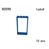 1x4x6 Door Frame Smart Windows 10pcs 60596 60616 60803 57894 60623 60621 92589 MOC Parts House Building Block Model Accessories