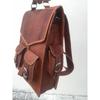 Leather New Men's Vintage Shoulder Bag Rucksack Backpack Laptop Travel