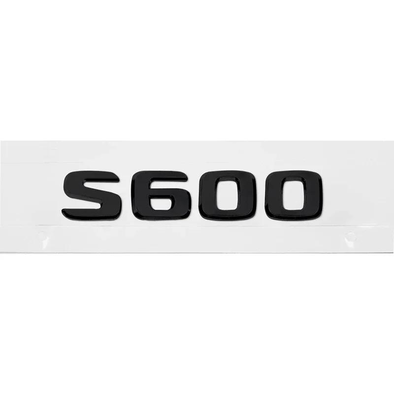 CAG5 3D Car Letter Stickers Rear Trunk Badge Decals for Mercedes Benz S300L S320L S500L S500 S550 S600L S600 S650 S Class Emblem