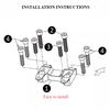 Motorcycle Upper Riser Clamp Handlebar Riser Kit CNC Handle Bar Raiser Extend Mount Clamp Adapte For Yamaha TMAX560 T-MAX 560