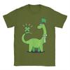 Dino St Patricks Day TShirt Summer  Fashion TShirts Unisex Cotton ONeck Plus Size XL Tees ShortSleeve YK Basic Tops
