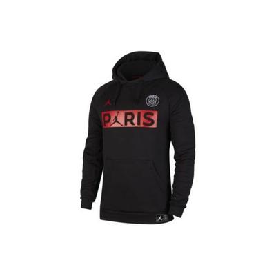 Jordan Fleece-Hoodie Paris Saint-Germain Edition Herren Oberteile Schwarz BQ8351-011