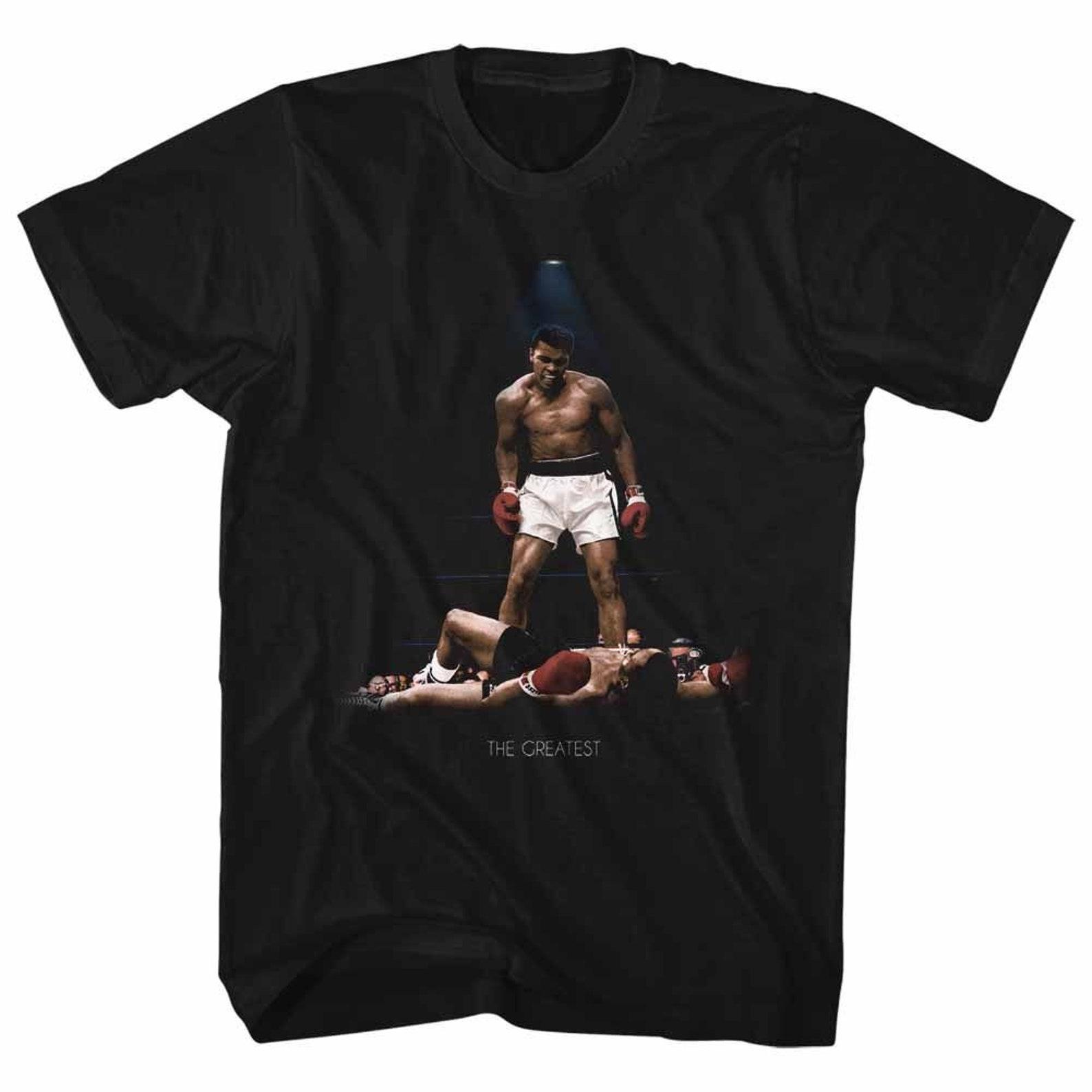 Muhammad Ali All Over Again Reg Black Adult T-Shirt S
