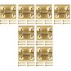 Metal Hinges Craft Hinges Wooden Box Hinges Set for Miniature Boxes & Craft Set with Screws for Tool Easy Installation