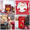 New Christmas Mirror PVC Window Stickers Santa Claus Elk Embellishment Snowflake Wall Decals New Year Glass Paste 2026