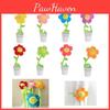 Plush Sunflower Rose Window Curtain Tieback Short Plush Pp Cotton Filling 8 Colors 3 Heights