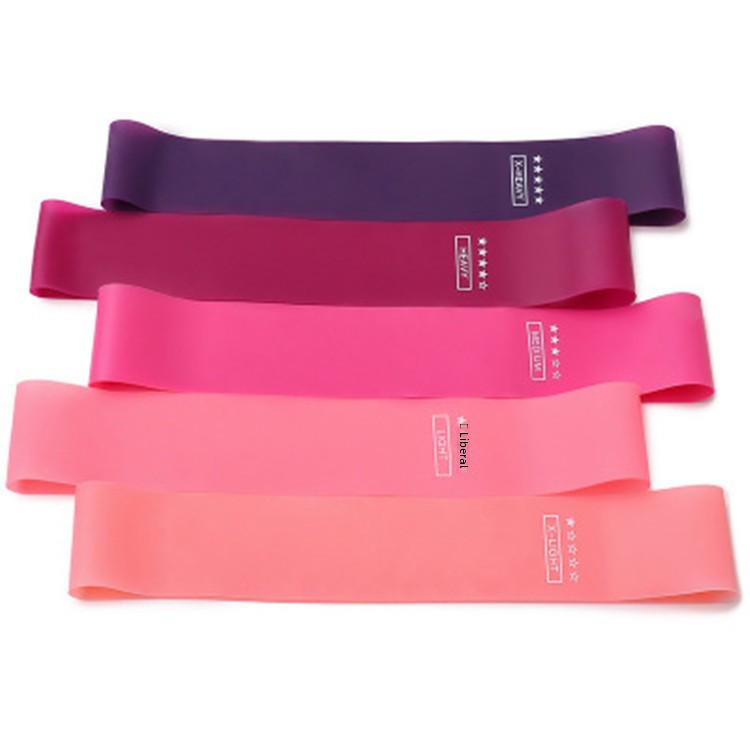 Silicone Yoga and Fitness Resistance Band for Squats and Rehabilitation.