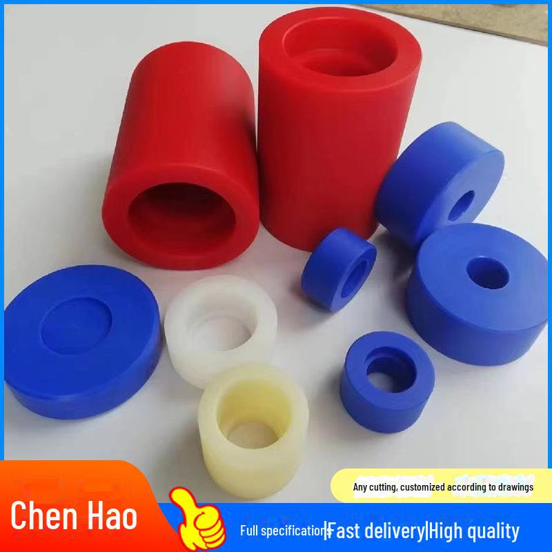 Nylon Components: Blocks, Pins, Oil-Infused Sleeves, Bushings, and Custom-Shaped Plastic Parts.