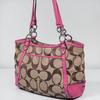 Used COACH Coach Alexandra Pink y2k Signature Tote Bag