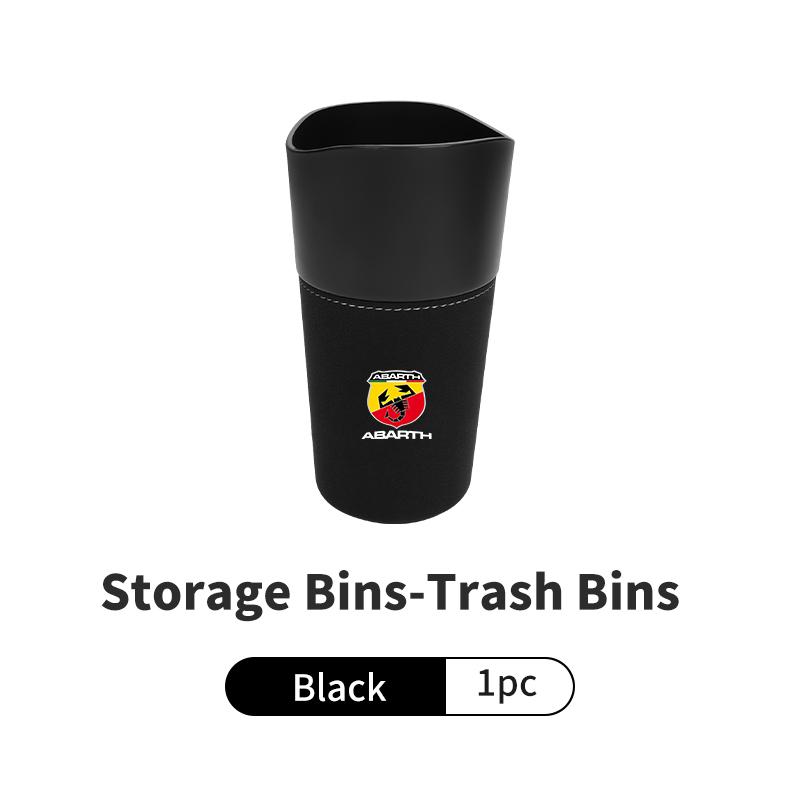 Car Water Cup Phone Beverage Holder Trash Can Storage Bucket For Abarth Fiat Grande Punto Tipo Stilo Ducato Palio 500x