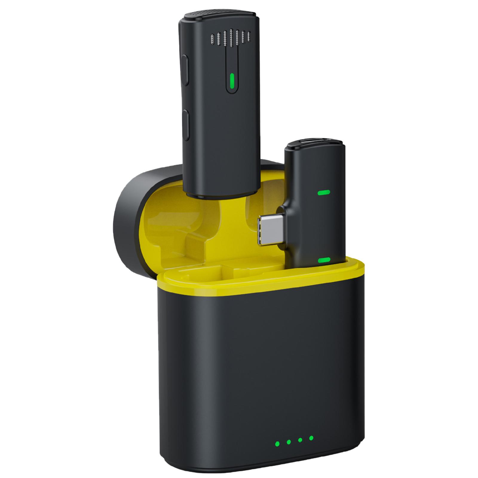 

Convenient & Professional Wireless Lavalier Lapels Microphones for Live Streaming Mic Clearly Sound Recording Accessory A