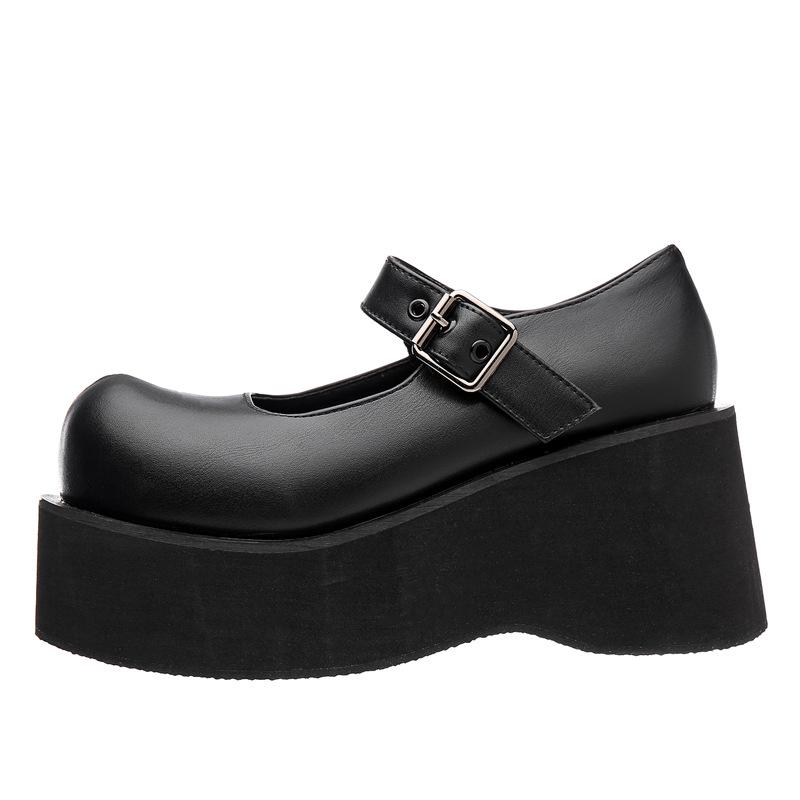 

EMONIA женские туфли на платформе в европейском и американском стиле панк - Harajuku Loli Retro JK Style 40 белый