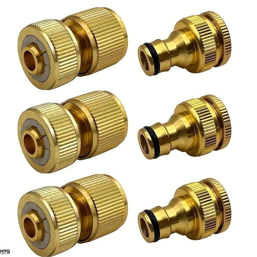 Quick Connect Hose Quick Connector Aluminum Alloy Garden Watering Adapter Washing Accessories