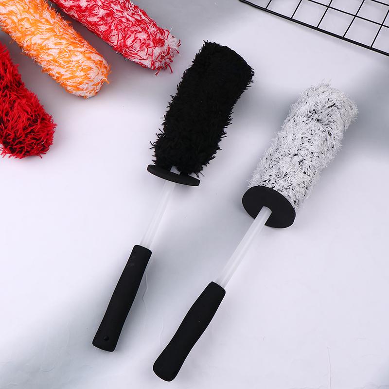 Szczotka do czyszczenia felg samochodowych z oponami, z mikrofibry, do mycia samochodu, przenośna szczotka do usuwania kurzu samochodowego, narzędzia do mycia, artykuły czyszczące