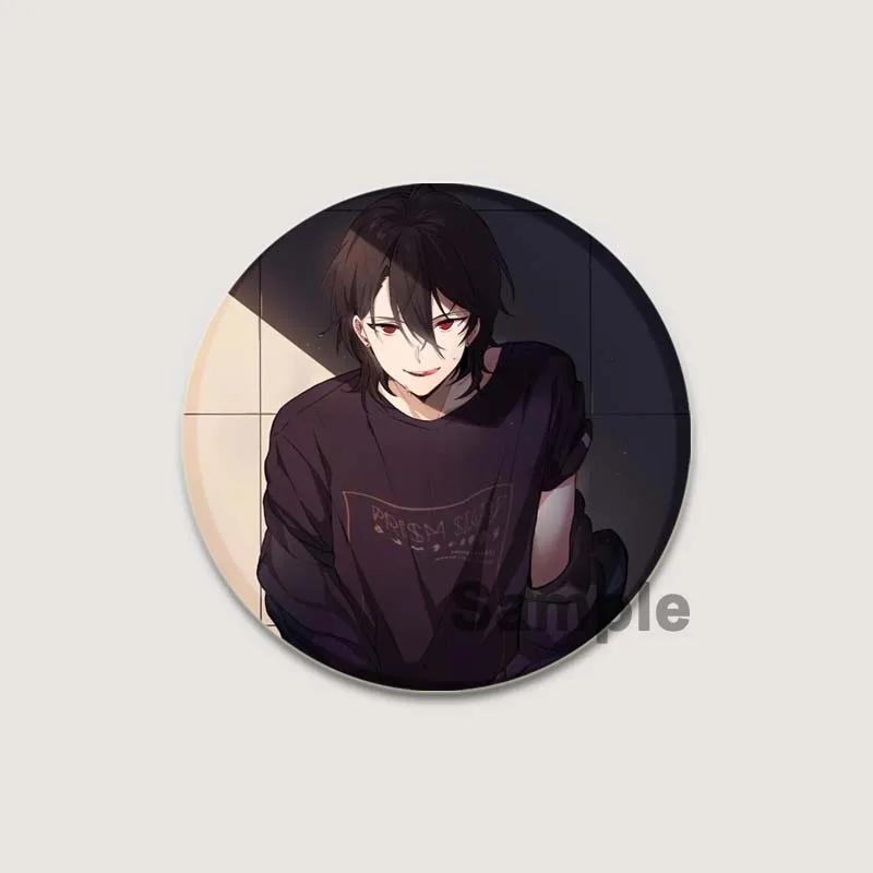 32/44/58mm Anime Ensemble Stars Pins Cartoon Characters Rei Sakuma Badge Handmade Brooches Breastpin for Backpack Clothes Gift Accessory