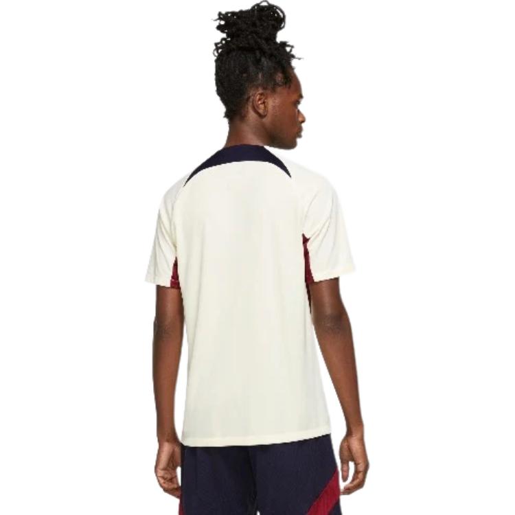 Nike Fußballtrikots Herren Weiß Moderat Gerader Schnitt DX3022-116