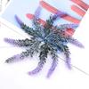 Artificial Flowers Plant Plastic Lavender Scrapbooking DIY Gifts Candy Box Scrapbooking Home Vase Wedding Accessories Decoration