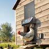 Automatic Chicken Coop Door, DC & Battery Powered Chicken Door with LCD Display, Light Sensor, Timer & Manual Setting, Anti-Pinch Security, Durable