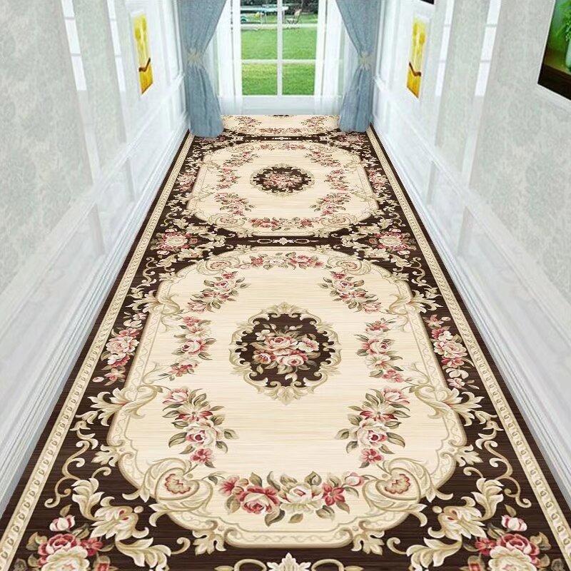 Nordic Villa Antislip Stairs Carpet Hallway Rug Washable Doorway Mat Custom Passageway Carpets Home Decoration Long Runners Rugs