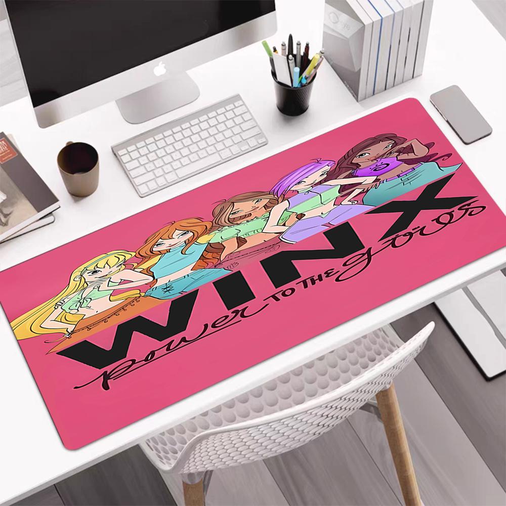 Winx Club Theme Mouse Pad, Non Slip Rubber Base, Multifunctional Office & Home Decor, Perfect for Workspace Personalization.