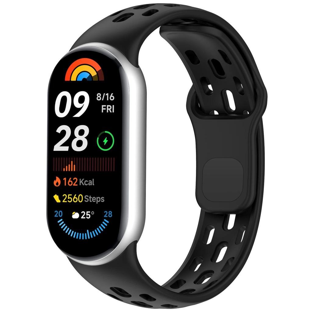 Silikonový řemínek pro Xiaomi Mi Band 10 Příslušenství Sportovní prodyšný Náramek Pásek na zápěstí pulseira correa pro Xiaomi Mi band 9 8