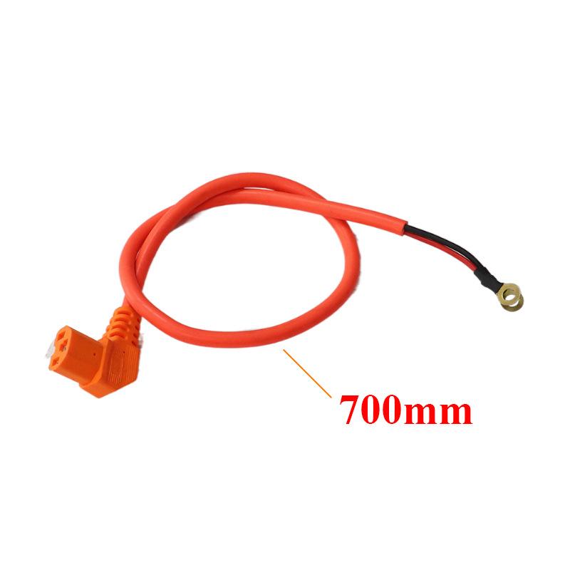 

70/160CM Battery Connector Cable Charging Socket Battery Power Cable Lengthened Elbow Line For Electric Scooter Parts