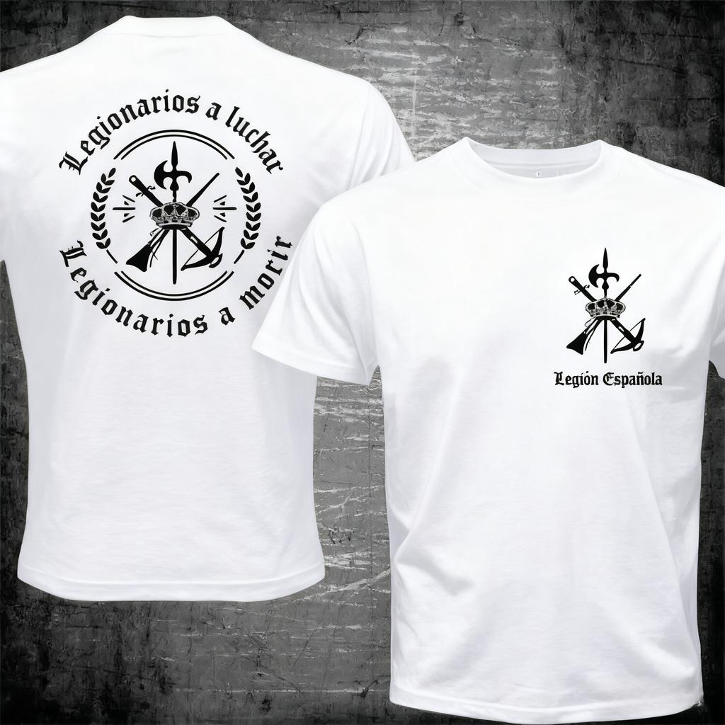 Spain Foreigh Legion Spanish Espanola Tercio Army Military TShirt Summer Cotton Short Sleeve ONeck Mens TShirt New S4XL