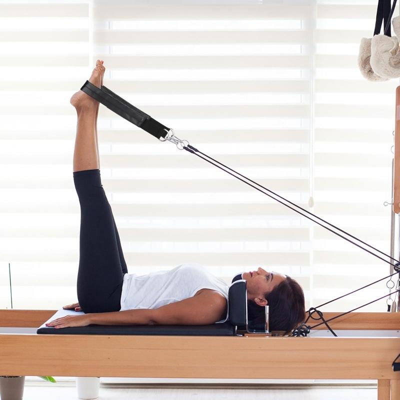 Pilates Machine Padded Handles, Double Grips for Resistance Bands, Non-Slip Core Training Accessories Universal Multi-Color