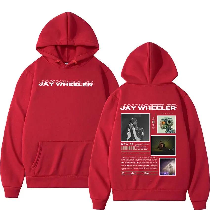 Rapper JAY WHEELER Tour 2024 New Hoodie Men's Hip Hop Fashion Pullover Sweatshirt Retro Long Sleeve Oversized Hoodies Streetwear