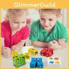 Changing Colorful Face Cube Blocks Kids Wooden Toy Logical Think Train Educate