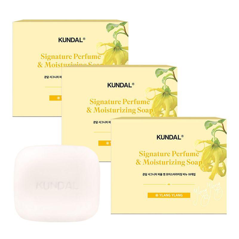KUNDAL Perfume Moisturizing Soap 100g X 10ea X 3
