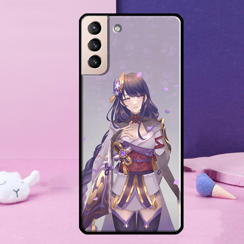 Baal Genshin Impact Game Phone Case For Samsung Galaxy S25 Ultra S23 S20 S21 S22 S24 FE S9 S10 Plus S24 Ultra Cover